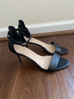 Kelly & Katie Womens Black 3” Strappy Heels Size US 9 / EU 40